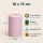 Deluxe Homeart LED Kerze Outdoor Staubiges Rosa