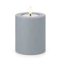 Deluxe Homeart LED Kerze Outdoor Staubiges Blau