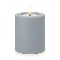 Deluxe Homeart LED Kerze Outdoor Staubiges Blau