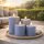 Deluxe Homeart LED Kerze Outdoor Staubiges Blau