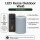 Deluxe Homeart LED Kerze Outdoor Staubiges Blau