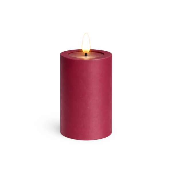 Deluxe Homeart LED Kerze Outdoor Bordeaux