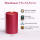 Deluxe Homeart LED Kerze Outdoor Bordeaux
