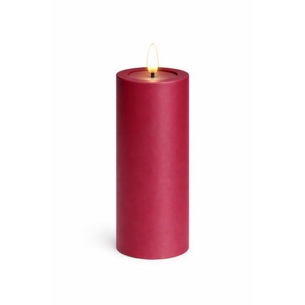 Deluxe Homeart LED Kerze Outdoor Bordeaux