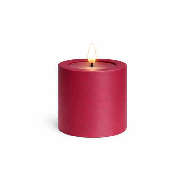 Deluxe Homeart LED Kerze Outdoor Bordeaux