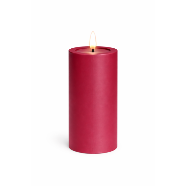 Deluxe Homeart LED Kerze Outdoor Bordeaux