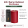 Deluxe Homeart LED Kerze Outdoor Bordeaux