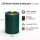 Deluxe Homeart LED Kerze Outdoor Dunkel Grün