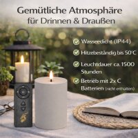 Deluxe Homeart LED Kerze Outdoor Staubiges Sand