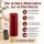 Deluxe Homeart LED Kerze mit Timerfunktion Bordeaux