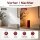 Deluxe Homeart LED Kerze mit Timerfunktion Bordeaux