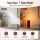 Deluxe Homeart LED Kerze mit Timerfunktion Bordeaux