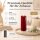 Deluxe Homeart LED Kerze mit Timerfunktion Bordeaux