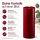 Deluxe Homeart LED Kerze mit Timerfunktion Bordeaux