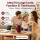 Deluxe Homeart LED Kerze mit Timerfunktion Bordeaux
