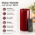 Deluxe Homeart LED Kerze mit Timerfunktion Bordeaux