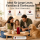 Deluxe Homeart LED Kerze mit Timerfunktion Bordeaux