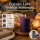 Deluxe Homeart LED Kerze mit Timerfunktion Dunkel Lila