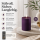 Deluxe Homeart LED Kerze mit Timerfunktion Dunkel Lila