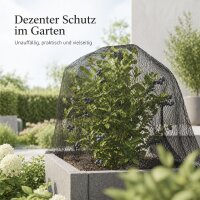 Vogelschutznetz Schwarz 4 x 5 m