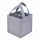 Filz-Tasche für 6 Flaschen Grau