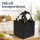 Filz-Tasche für 6 Flaschen Schwarz