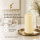 Deluxe Homeart LED Kerze mit Timerfunktion Creme