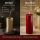 Deluxe Homeart LED Kerze mit Timerfunktion Bordeaux