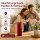 Deluxe Homeart LED Kerze mit Timerfunktion Bordeaux