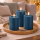 Deluxe Homeart LED Kerze mit Timerfunktion Petrol
