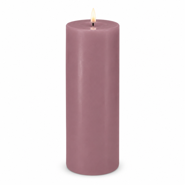 Deluxe Homeart LED Kerze mit Timerfunktion Light Purple