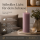 Deluxe Homeart LED Kerze mit Timerfunktion Light Purple