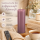 Deluxe Homeart LED Kerze mit Timerfunktion Light Purple