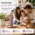 Deluxe Homeart LED Kerze mit Timerfunktion Light Purple