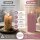 Deluxe Homeart LED Kerze mit Timerfunktion Light Purple
