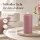 Deluxe Homeart LED Kerze mit Timerfunktion Light Purple