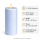 Deluxe Homeart LED Kerze mit Timerfunktion Ice Blue