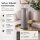 Deluxe Homeart LED Kerze mit Timerfunktion Grau