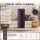 Deluxe Homeart LED Kerze mit Timerfunktion Dunkel Lila