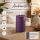 Deluxe Homeart LED Kerze mit Timerfunktion Dunkel Lila