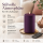 Deluxe Homeart LED Kerze mit Timerfunktion Dunkel Lila