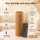 Deluxe Homeart LED Kerze mit Timerfunktion Karamell Braun