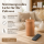 Deluxe Homeart LED Kerze mit Timerfunktion Karamell Braun