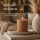 Deluxe Homeart LED Kerze mit Timerfunktion Karamell Braun