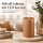 Deluxe Homeart LED Kerze mit Timerfunktion Karamell Braun