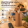 Deluxe Homeart LED Kerze mit Timerfunktion Karamell Braun