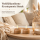 Deluxe Homeart Teelicht 2er Set mit Timerfunktion Karamell Braun
