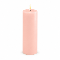Deluxe Homeart LED Kerze mit Timerfunktion Hell Rosa