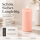 Deluxe Homeart LED Kerze mit Timerfunktion Hell Rosa