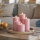 Deluxe Homeart LED Kerze mit Timerfunktion Hell Rosa